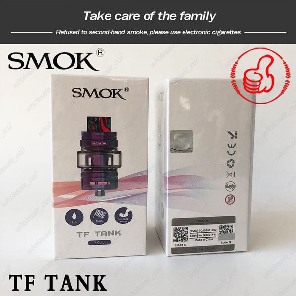

Vape Картридж SMOK TF Tank 6ml Slide Топ Refill Atomizer с 0.25ohm BF-Mesh Катушки Bottom Airflow Система для Morph Kit 100% оригинал