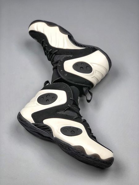 

posites zoom rookie basketball shoes darth vader light at night black white penny hardaway breathable sports shoes designer sneaker mans ath, White;red