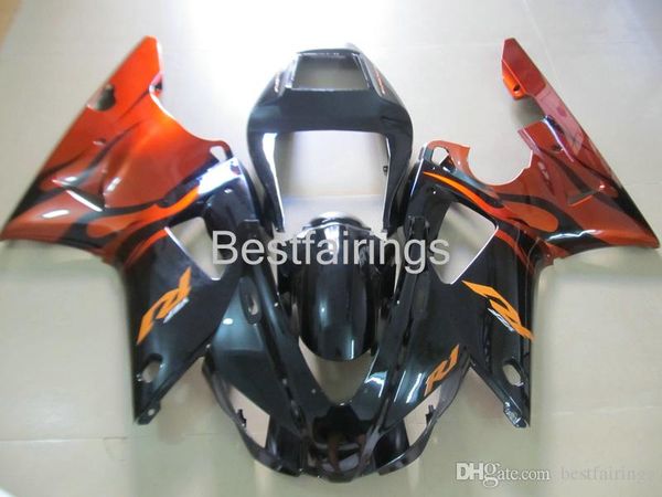 

zxmotor fairing kit for yamaha r1 1998 1999 black red fairings yzf r1 98 99 5m18