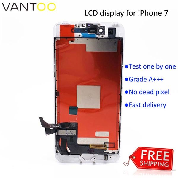 

10pcs lcd display for iphone 7 module 3d touch digitizer assembly replacement for 4.7" phone lcd screen