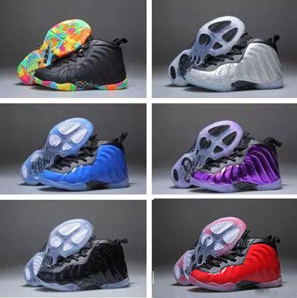 

пенни hardaway дети ботинки баскетбола пиппен duncan младенца спорт тапки мальчик и девочка дети малышей trainer, Black