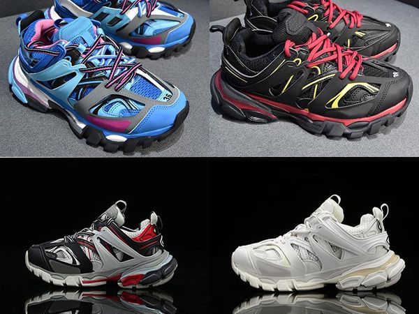 

2020 new paris v3 leisure men women blue running shoes triple platform star trek trekking sneakers travel jogging sports shoes eur36-45