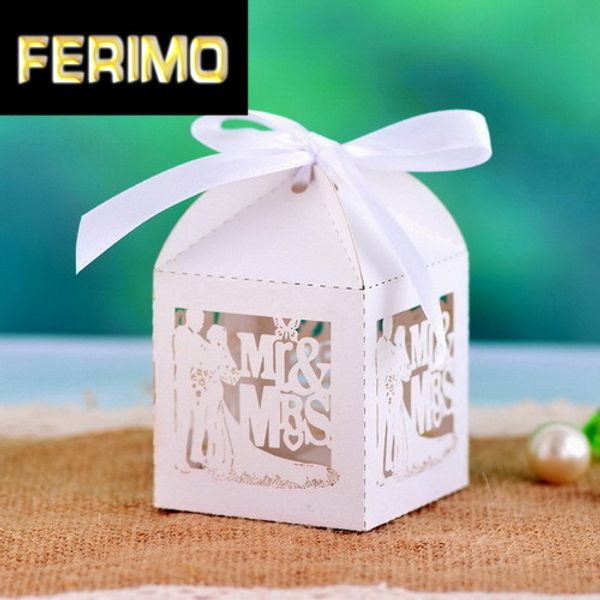 

laser cut favor candy boxes paper gift boxes paper packing for party favors 100pcs