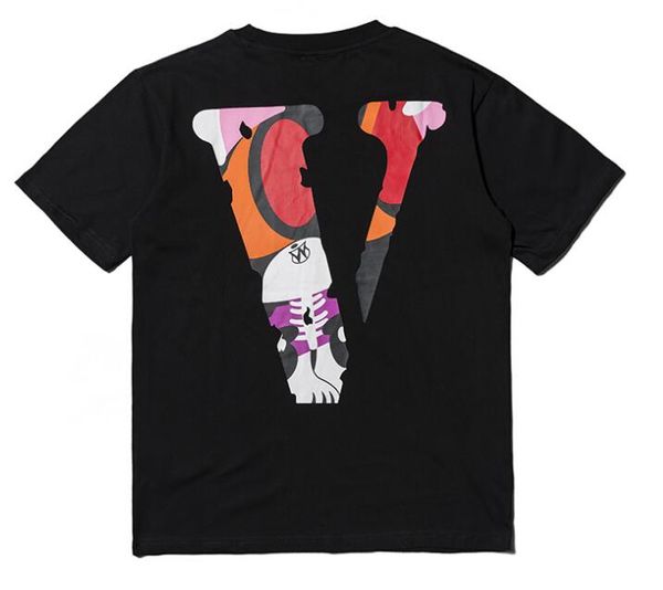 

Мода последние V сингл печать LONE мужская футболка мода мужские друзья скейтборд х