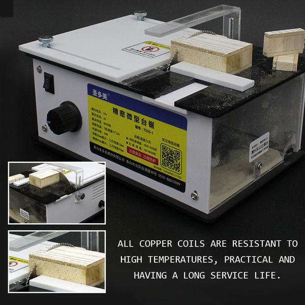 2019 Mini Multifunctional Table Saw Woodworking Bench Diy Hobby