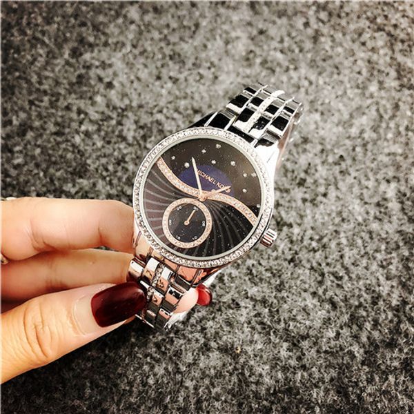 

retro fashion compact men's steel automatic watch multifunctional quartz watch steel strap quartz men watch wholesale