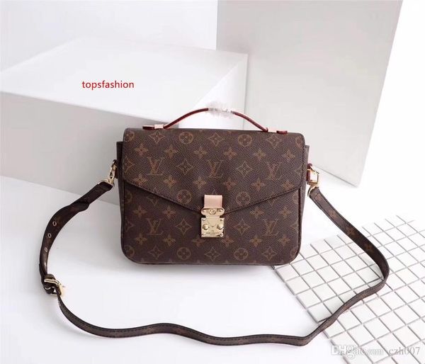 

classic style genuine leather women shoulder bags ladies fashion strap handbag messenger bag for woman 40780