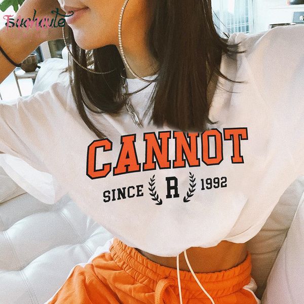 

t shirts for women with letter print 2019 modis shein harajuku korean style streetwear korean style holographic, White