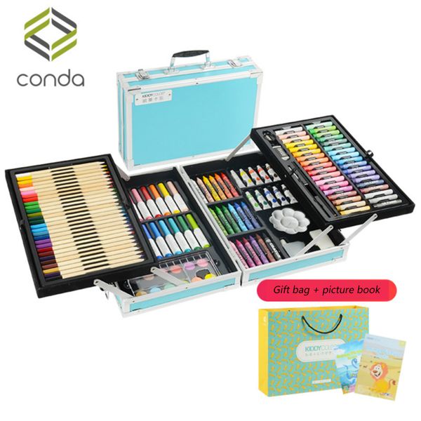 

children's non-toxic painting sets, watercolor strokes, painting tools, kindergarten children gifts, art supplies, color pens