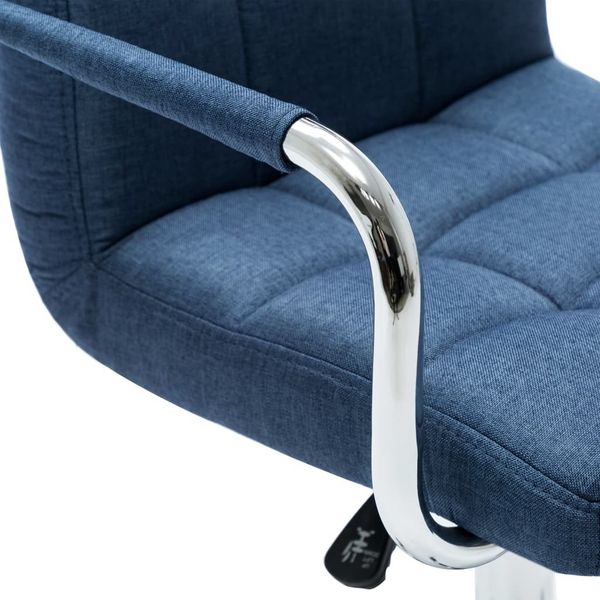 

поворотные стулья для 2 units синий ткань патио скамейки