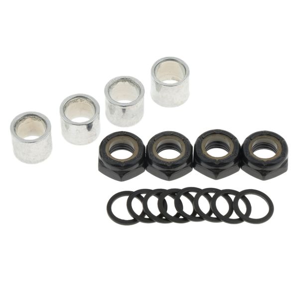 

skateboard truck speed kit axle washers nuts spacers for bearing performance