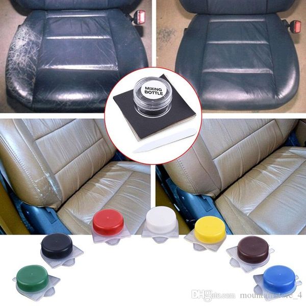 Liquid Skin Leather Auto Car Seat Sofa Coats Holes Scratch Cracks Rips No Heat Liquid Leather Vinyl Repair Kit Repair Tool Retail Cheap Car Detailing