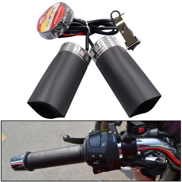 

12v motorcycle handle electric heating grips kit refit hand set heated insert handlebar pad tape+heat resistant