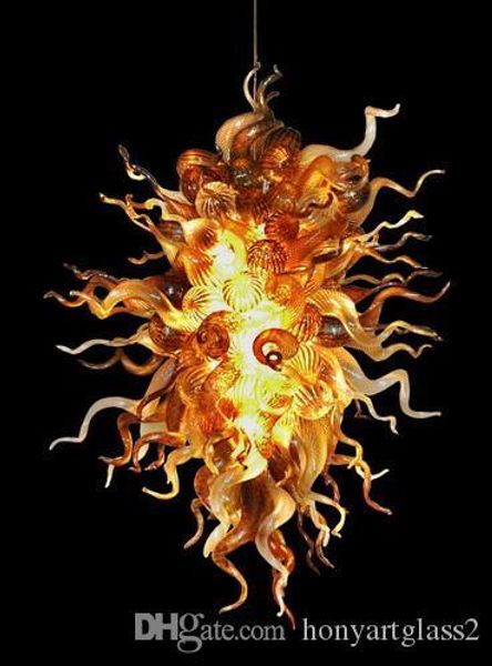 

China Supplier Arabic Chandelier Lighting 100% Mouth Blown Borosilicate Led Light Hand Blown Glass Vintage Chandelier Light