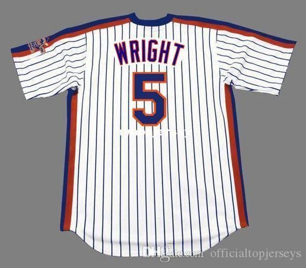 

дешевые пользовательские david wright нью-йорк сшитые 1986 majestic vintage home бейсбол джерси ретро мужские трикотажные бег, Black;blue