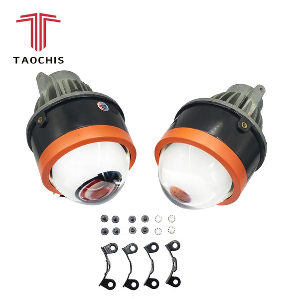 

taochis 3.0 inch bi led auto car-styling fog light projector lens hi/lo universal fog lamp car retrofit