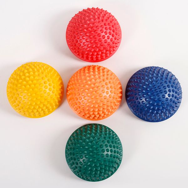 

5pieces/set yoga half ball physical fitness appliance exercise ball point massage stepping stones gym yoga balls pilates