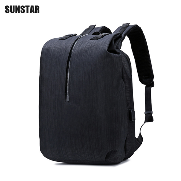 

business anti-theft travel backpacks multi-layer with unique shape men's bag for 15.6 inch lapusb backpack bags schoolbag