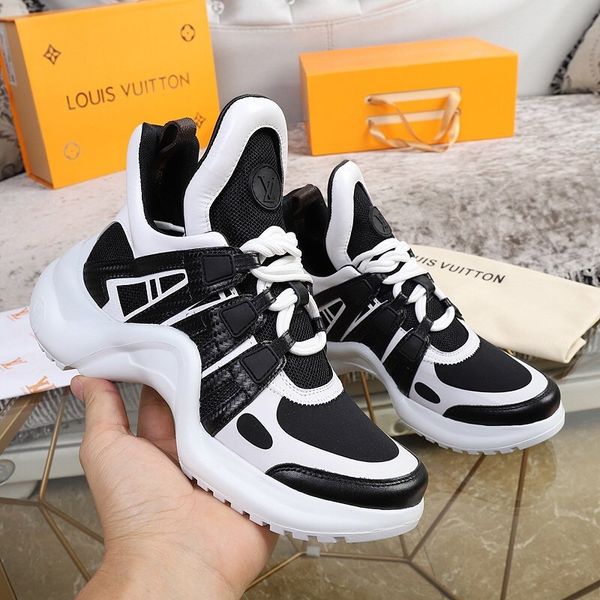 

delivery platform women's shoes wild vintage luxury high-shoes lace-up star same sneakers color matching casual jogging shoes 122, Black