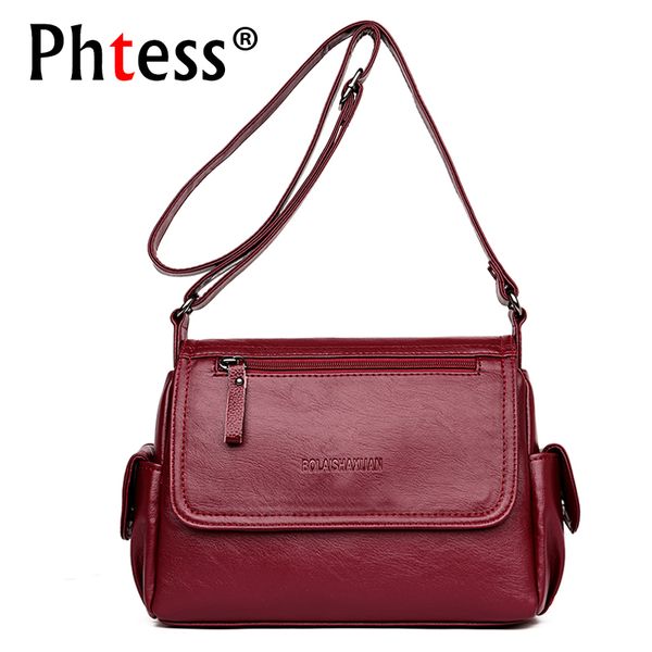 

2019 luxury handbags women bags designer female vintage crossbody bags for women leather shoulder flap ladies