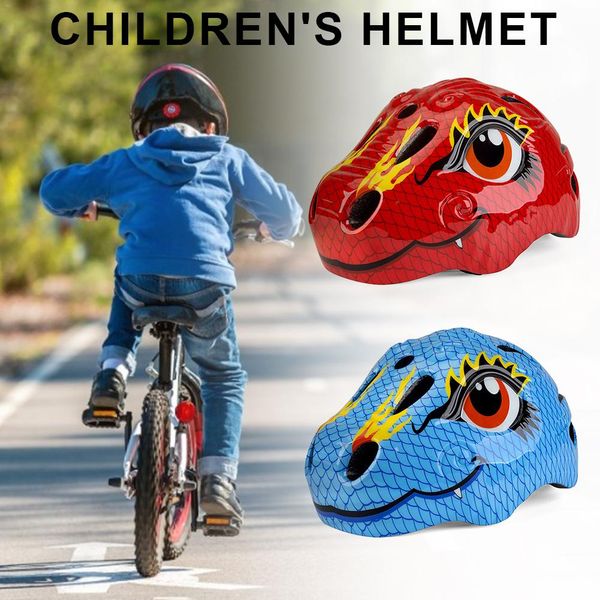 

children helmet bicycle balance car skateboard protective gear helmet children's animal bicycle with tail light