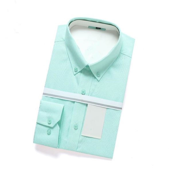 

2019 new pp9632 autumn brand men dress shirt long sleeve slim man cotton shirts designer solid male clothing fit business shirt, White;black