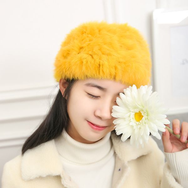 

макси высокое качество ангора кролик меховая шапка волос группа шарф многоцелевой ручной работы теплый мода козырек, унисекс шапка и шейный, Blue;gray