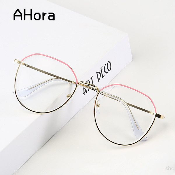 

ahora polygon anti blue light finished myopia glasses metal nearsighted eyewear eyeglasses 0-1 -1.5 -2 -2.5 -3 -3.5 -4, Black