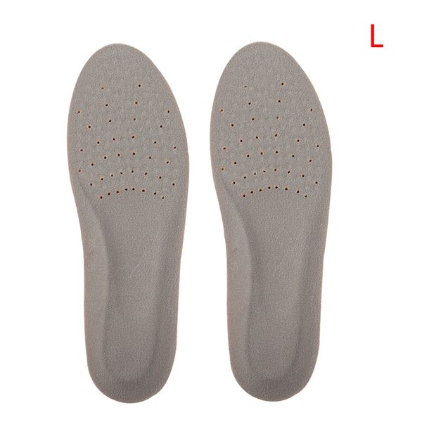 

1pair breathable insoles running soft absorption ortc insert arch support sports insoles memory foam cushion, Black