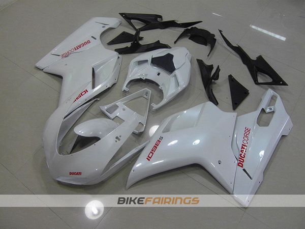 

новый abs инъекция полных обтекатели комплекты подходят для ducati 848 1098 1198 1198s 2007 2008 2009 2010 2011 2012 body набора пользовател