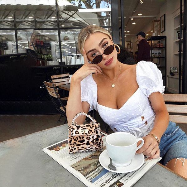 

women streetwear white blouse square collare crop top