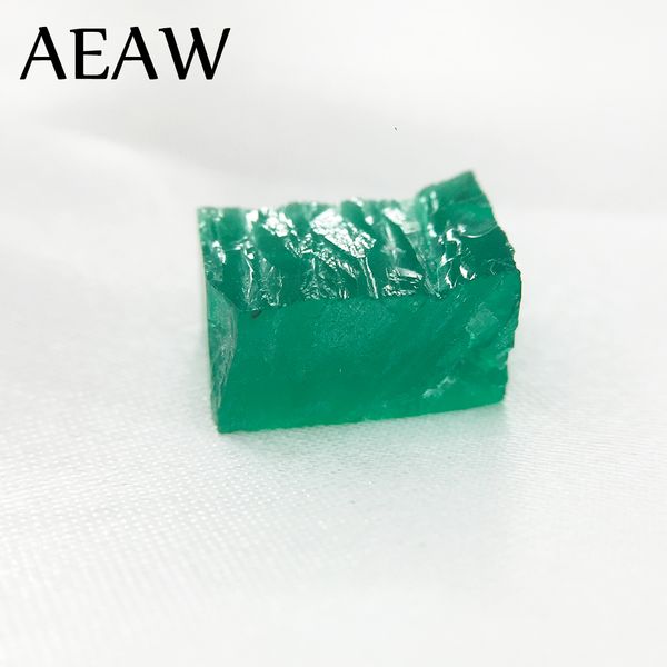 

aeaw raw lab создала колумбийский изумруд" cce " loose gemstone для ювелирных изделий около 20ctw, Black
