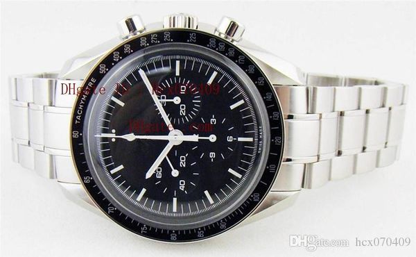

new professional moonwatch chrono men's watches, Slivery;brown