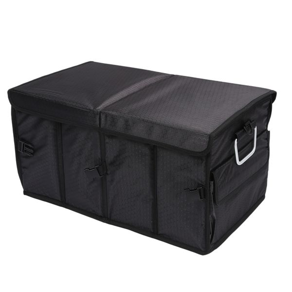 

car trunk organizer oxford car back folding portable storage tool bag multi-use organizers auto collapsible storage box - b