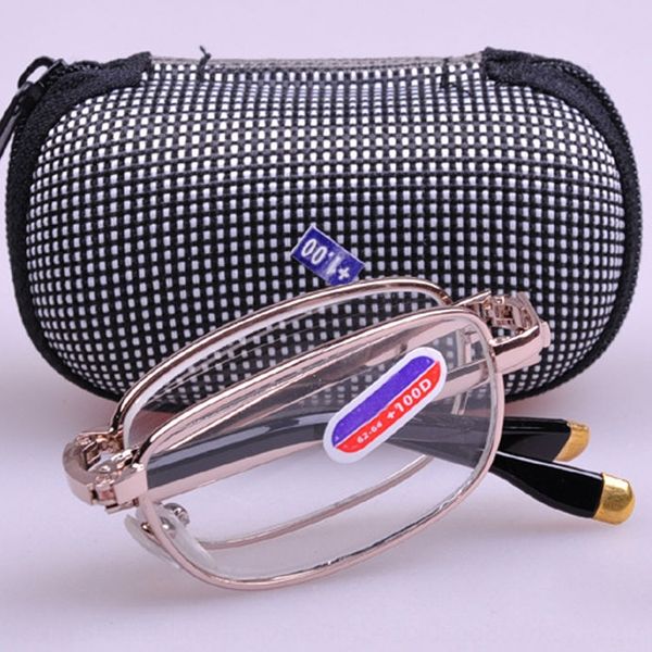 

crystal lens folding portable delicate old sun sun presbyopic presbyopic glasses all kinds of glasses, White;black