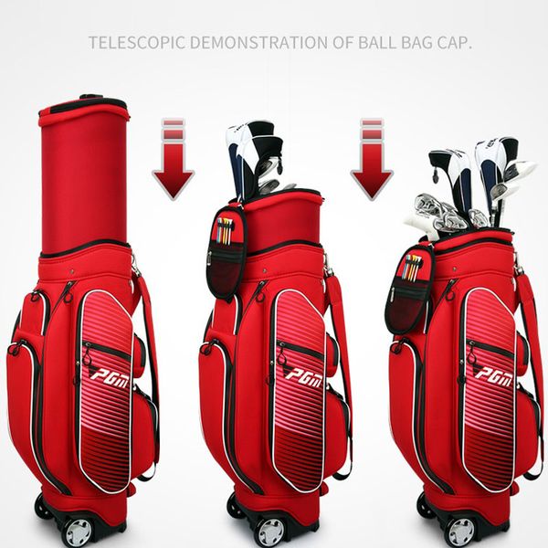 

new pgm golf bags standard bags waterproof nylon men women big capacity package traveling aviation d0480