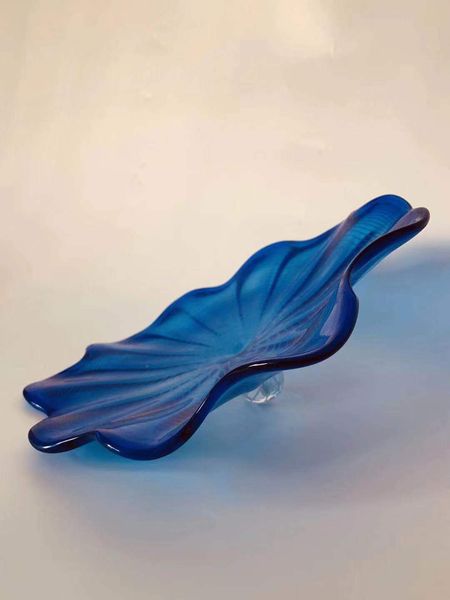 

european style murano flower glass plates wall arts blown glass wall plates chihuly style flower new arrival colorful lamps