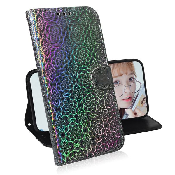 

dazzle colourful pu leather case for asus zenfone max (m2) zb633kl/max pro (m2) zb631kl filp cover stand wallet with card slot