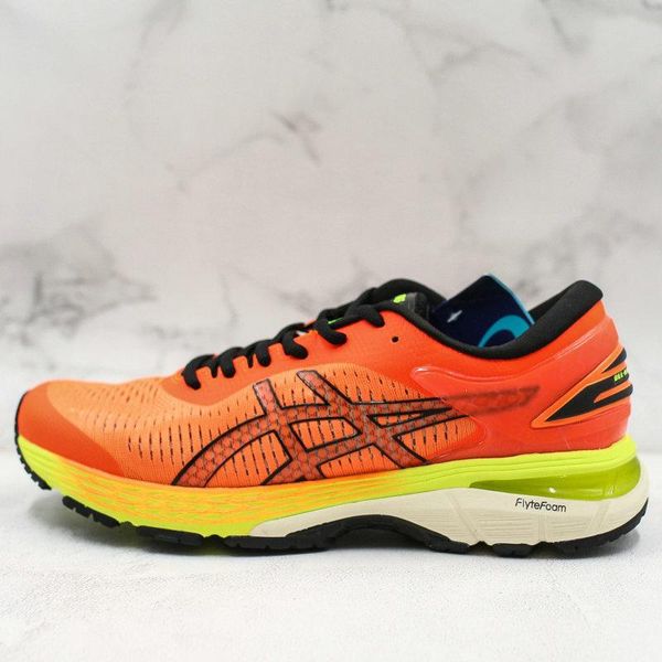 

designer newasics gel-kayano 25 trainers breathable mens black sneakers utility fashion luxury orange blue man running shoes size 40-45, White;red