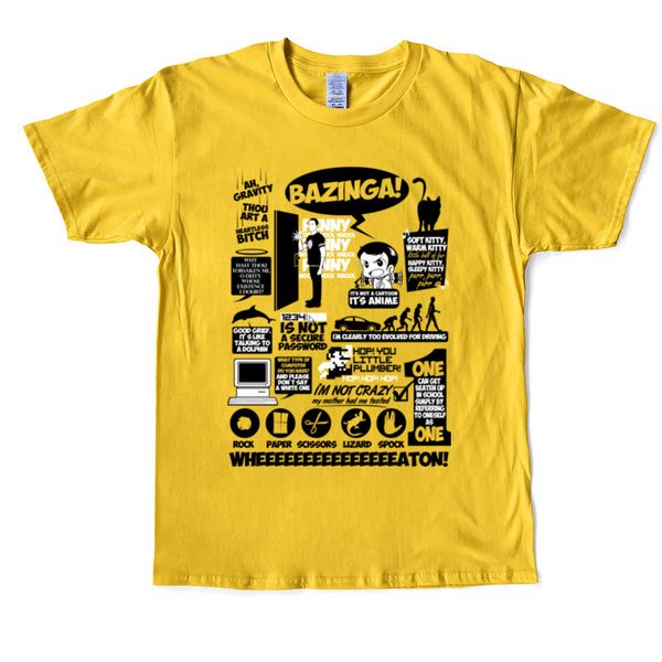 

bazinga quotes big bang theory anime t shirt tbbt men funny cotton t-shirt o'neck short sleeve street tees shirt xs-3xl casual printed, White;black