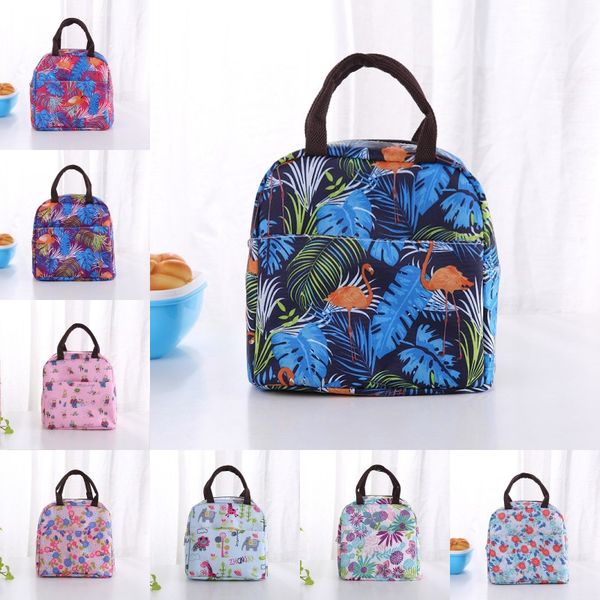 

студент bento сумки ins алюминиевая фольга для пикника сумка водонепроницаемый открытый кемпинга пикник изоляции еды свежая сумка