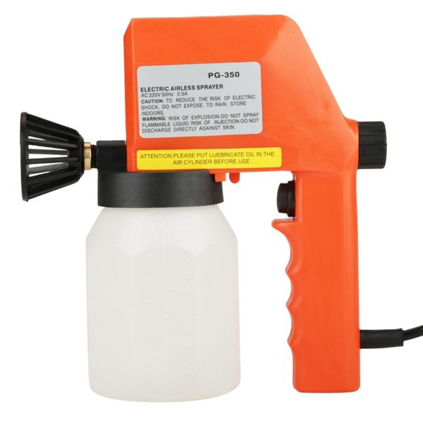 

gytb 600ml large capacity electric air less paint sprayer hand held spray tool 220v 50hz 75w 0.5a eu plug