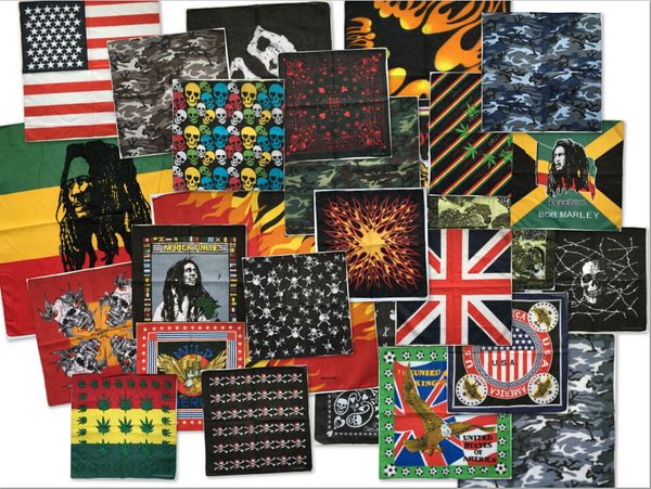 

new 100% cotton 55cm*55cm paisley printed bandanas foulard neckerchief small square scarf for women/men/boys/girls, Blue;gray