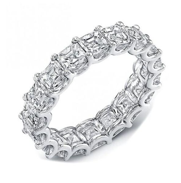 Vecalon 8 Styles Lustre Promise Ehering Band Ring 925 Sterling Silber Diamond Verlobungsringe für Frauen Männer Schmuck D183