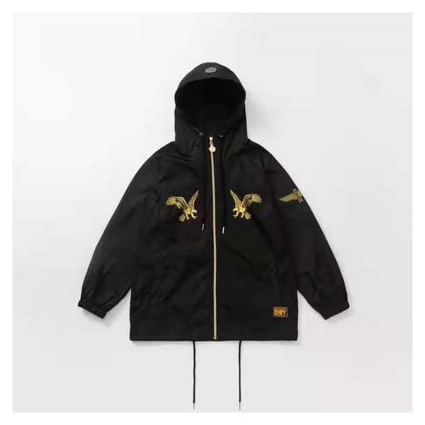 

mens конструктора куртки с капюшоном марка joggers куртка на молнии пальто для мужчин женщины спорт ветровка роскошные куртка eagle print 20, Black;brown