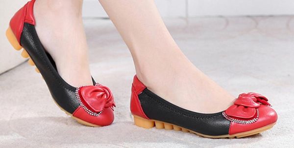 

2019 women's shoes in spring and autumn with new style flat bottom round head bowknot @2904, Black