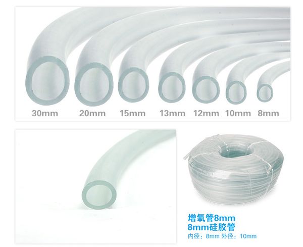 

aquarium silicone hose aquarium filter oxygen tube submersible pump transparent hose beef tube soft rubber 1m