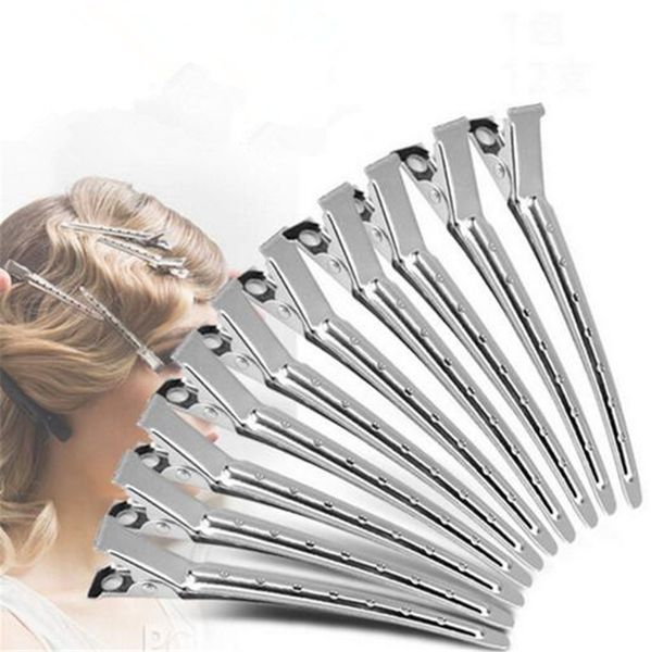 

professional salon stainless hair clips hair styling tools diy hairdressing hairpins barrettes headwear accessories, Black;brown
