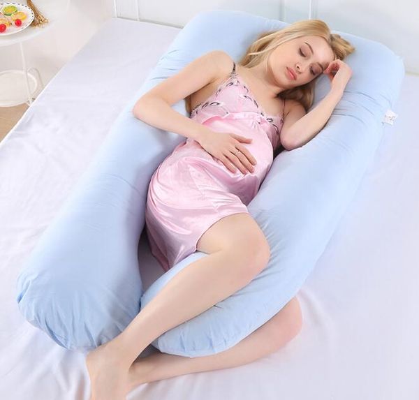 

u shape sleeping support pillow for pregnant women body cotton solid cartoon maternity pillows pregnancy side sleepers
