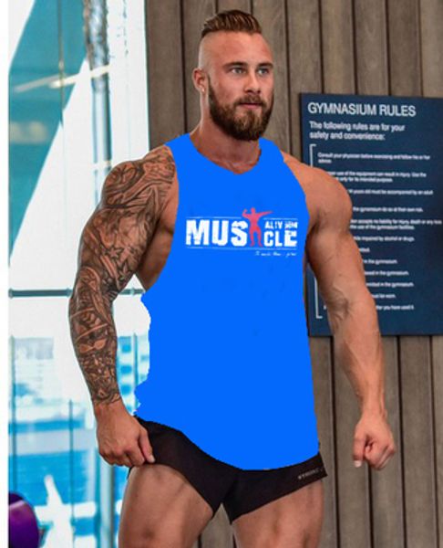 2019 2019 Muscle Guys Brand Bodybuilding Stringer Tank Tops Men